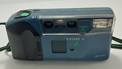 YASHICA AF J 35mm Compact FILM Camera WORKS Tested • $169