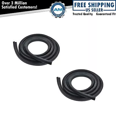 Rear Door Weatherstrip Seal Rubber Pair Set Of 2 For Chevy S10 Blazer Jimmy S-15 • $65.90