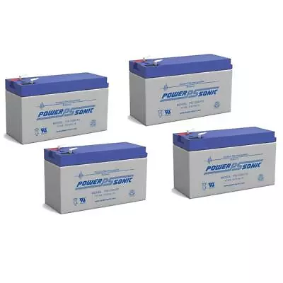 Power-Sonic 12V 9AH Replacement Battery For Vapor X12 - 4 Pack • $99.99