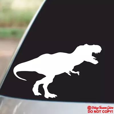 TYRANNOSAURUS REX Vinyl Decal Sticker Car Window Wall Bumper Dinosaur T-Rex • $2.99