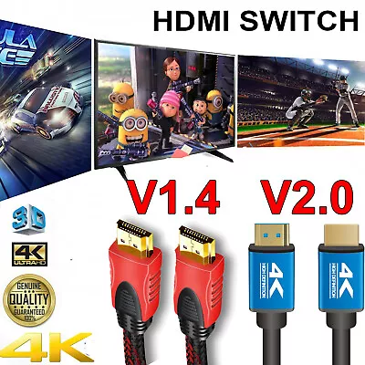 Ultra HD 4K HDMI Display Cable 3m 10m 20m Metre For High Definition TV Monitor • $9.99