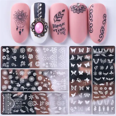 Nail Art Stamp Stamping Plates DIY Designs Template Manicure Decor Sticker Mould • $1.96