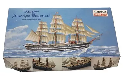  Minicraft Amerigo Vespucci Italian Tall Sailing Ship Plastic Model Kit 1/350  • $26.89