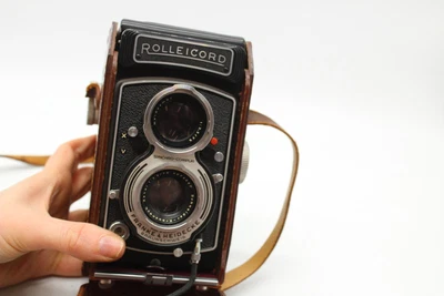 £36 • Buy F Vintage Rolleicord TLR Camera W/ Xenar 75mm 3.5 Lens & Case
