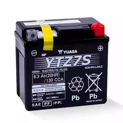 Yuasa YTZ7S AGM Motorcycle Battery • £64.95