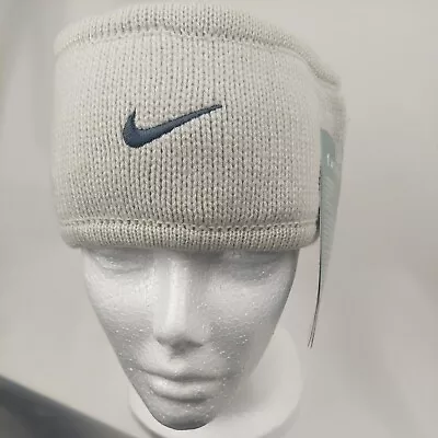Nike Headband Athletic Sport Team Mens Light Gray  Misc Unisex New • $14.99