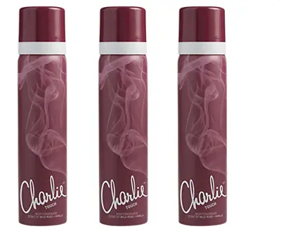 Revlon Charlie Touch Perfumed Body Spray 75ml X 3 • £7.12
