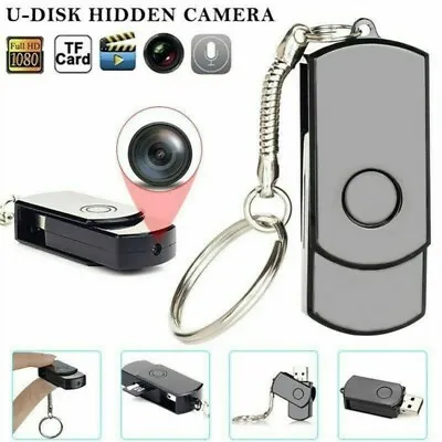 $14 • Buy Mini Spy Camera DVR Wireless U-Disk Home Security HD Night Vision Video Recorder