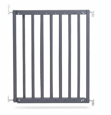 £46.90 • Buy Baby Gate Wood Extending Gate Screw Fit Safety Guard Grey 63.5-105.5cm |Safetots