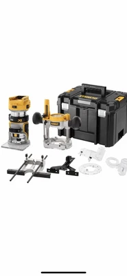 £279 • Buy Dewalt DCW604NT 18V XR Li-ion Cordless Brushless 1/4  Router + 2 X Bases + Case