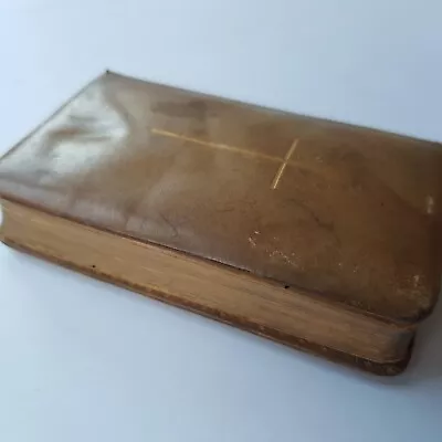 1890s Book Of Common Prayer Bible  95mm Leather Binding Eyre Spottiswoode London • £31.95