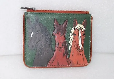 YOSHI Leather Purse Horses • £15