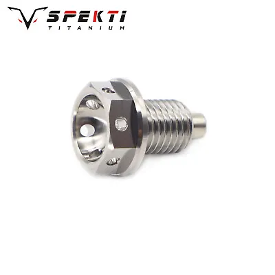 Spekti Titanium Magnet Oil Drain Plug M12 X 1.5 M14 X 1.25 Honda/Suzuki/Yamaha • $11.92