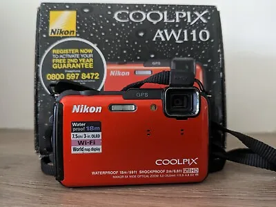 £129.99 • Buy Nikon Coolpix AW110 Digital Camera Waterproof