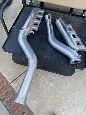 Marine/Boat Edelbrock Aluminum Exhaust Manifolds W/Over Transom Risers • $1450