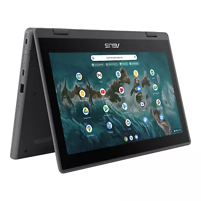 ASUS Chromebook Flip CR1 11.6  Touchscreen 2-in-1 -Intel N5100 8GB RAM 32GB EMMC • $299