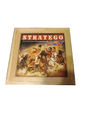 $24.80 • Buy STRATEGO Board Game Milton Bradley Nostalgia Series Wooden Box Complete