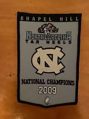 North Carolina Tar Heels Chapel  Hill 2009  Nat￼ional Champions Banner Patch • $10.99
