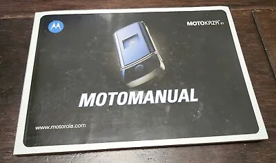 Motorola MotoKRZR Motomanual • $5