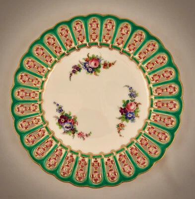 £390.61 • Buy Antique Minton Plate, Reticulated