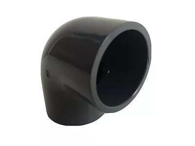 £5.99 • Buy PVC Metric 50 Mm 90 Degree Elbow Plain Grey