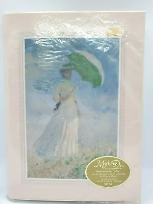 Claude Monet Woman With An Umbrella Stationary Set 30 Sheets Envelopes  • $12