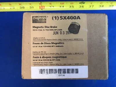DAYTON 5X400A MAGNETIC DISC BRAKE 115V 60Hz • $189.99