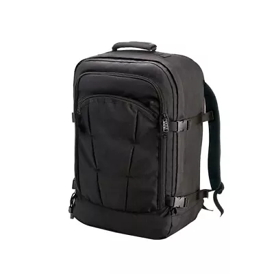 Carry-on Cabin Luggage Backpack Flight Approved Black • £17.99