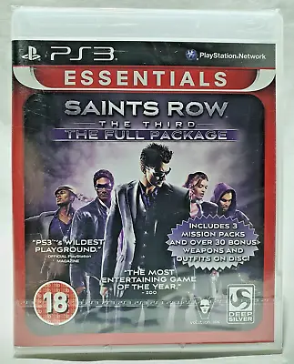 Saints Row The Third The Full Package Essentials Playstation 3 NEW FactorySealed • £34.80