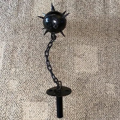 Medieval Warrior Spiked Metal Mace Ball Flail Morningstar Weapon HEAVY 2ft Long • $399