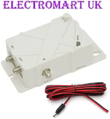 12v 24v Input Masthead Aerial Amplifier Power Supply Including 2m Dc Cable • £19.90