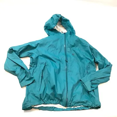 Mountain Hardwear Dry.Q EVAP Men’s Jacket Size XL Blue Hooded Zip Up Rain Water • $63.69
