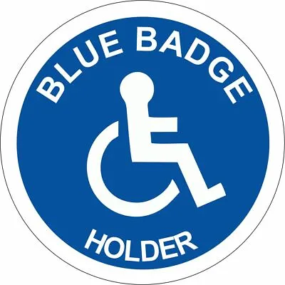 £0.99 • Buy BLUE BADGE HOLDER Stickers - Different Packs & Sizes. Disabled Parking 