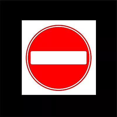 No Entry Symbol Sign Choice Of Sizes Metal / Plastic. Private Land No Access • £2.15