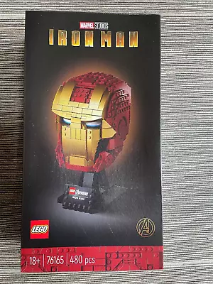 £99 • Buy BRAND NEW & SEALED Lego Marvel Studios Iron Man Helmet 76165 - Retired