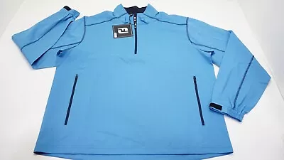 NEW FootJoy Golf Sport Windshirt Pullover Mens Size Large Indigo 940A 01186360 • $55.21