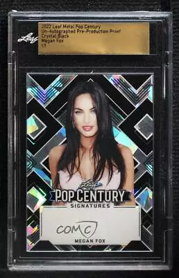 2022 Leaf Metal Pop Century 1/1 Megan Fox #BA-MF1 W6g • $87.65