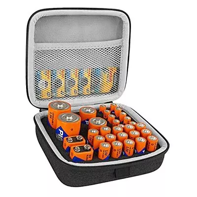  Small Hard Case Battery Organizer Storage Box Batteries Carrying Holder  • $25.24