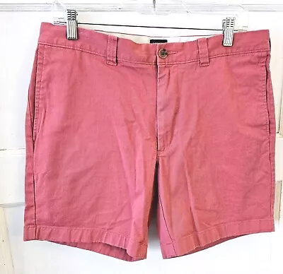 Mens J Crew Re Imagined Red Chino Shorts Size 32 Inseam 7  • $14.99