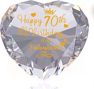 Ornalrist 70th Birthday Gifts For Women Happy 70th Birthday Gifts For Mum Nan • £21.69