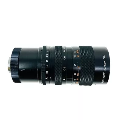 Fujinon C6X17.5 TV Zoom Lens 17.5-105mm C-Mount 1:1.8 Lens Made In Japan • $299.97