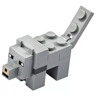 LEGO Minecraft - Wolf Figure/Minifigure - From #21162 Taiga Adventure • $14.95