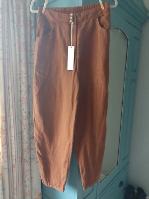 £69.99 • Buy Oska Ischiko Trousers Size 1 12 Linen Lyocell  New With Tags  RRP 169