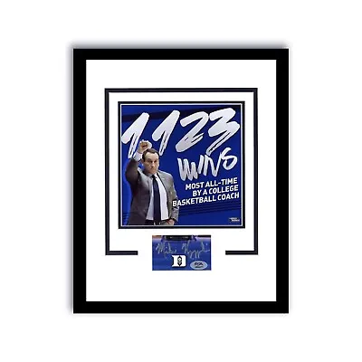 MIKE KRZYZEWSKI COACH K DUKE SIGNED AUTOGRAPHED 11x14 CUT  FRAMED PSA COA • $159.99