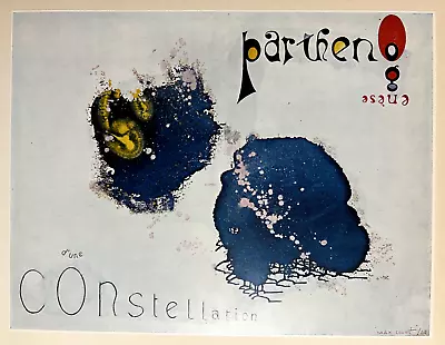 Max Ernst Offset Lithograph 1969  Parthénogenèse D'une Constellation  Plate Sign • $99