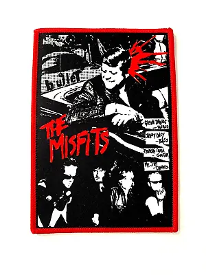 THE MISFITS Bullet Punk Printed Embroidered Iron Sew On Patch Heavy Metal Badge • $7.99