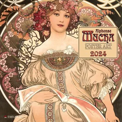 Tushita Publishing  Mucha Poster Art 2024 Wall Calendar • $16.95