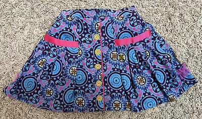 Matilda Jane Girls Toddler Paint By Numbers JEB1496 Corduroy Skirt Lined Size 2 • $14.99