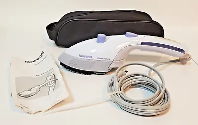 Rowenta DA-75 Steam N Press Dual Voltage Travel Steam Iron Bag Manual Tested • $21.96