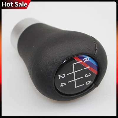 $17 • Buy 5-Speed Manual Aluminum Car Gear Stick Shift Knobs Black Shifter Lever For BMW